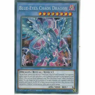 £14.95 • Buy LDS2-EN017 Blue-Eyes Chaos Dragon | 1st Ed Secret Rare | YuGiOh Trading Card TCG