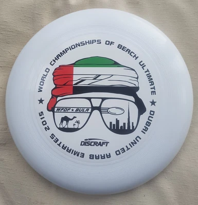 £25 • Buy Discraft Ultimate Throwing Disc/frisbee 2015 Dubai World Champs V.g.c.