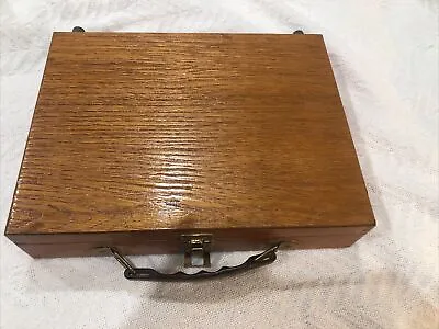 Vintage All Wood Dovetail  Artist Supply/Paint Box • $27