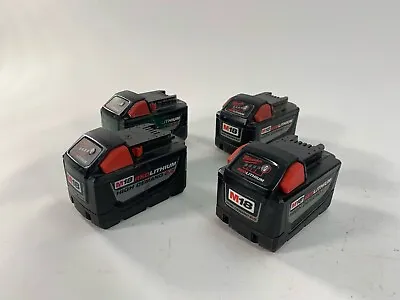 MILWAUKEE M18 HIGH Demand 9.0 48-11-1890 BATTERY 4 Pack Parts Only • $179.99