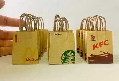 $11.99 • Buy 5pcs Set Store Miniature Handmade Bag Barbie DollHouse