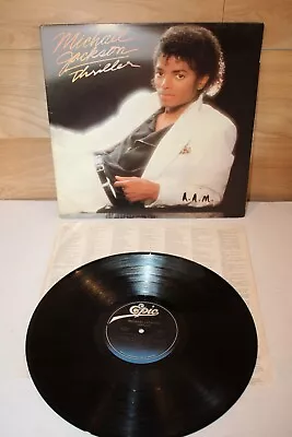 Michael Jackson  Thriller  (Epic QE 38112) LP/Vinyl 1982 Release W/ Gatefold • $20