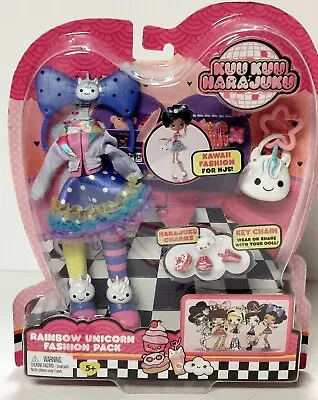 Harajuku Doll Mattel Kuu Kuu Clothes Rainbow Unicorn Fashion Pack Accessories  • $9.99