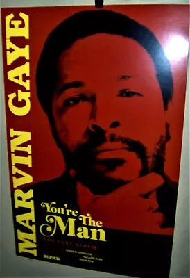 MARVIN GAYE Original You're The MAN Promo Print The LOST ALBUM Universal Music  • $30