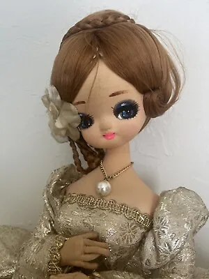 Vintage Bradley Pose Doll Big Eyes Sitting Japan Redhead Stockinette 1960s MOD • $29.99