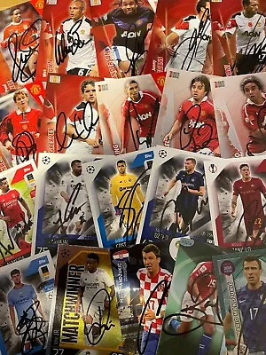 Match Attax Shoot Out And Other Signed Cards.9 • £2.49