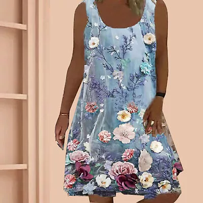 Vest Dress Sleeveless Vintage Sleeveless All Match Vintage Dress Summer Autumn • $21.54