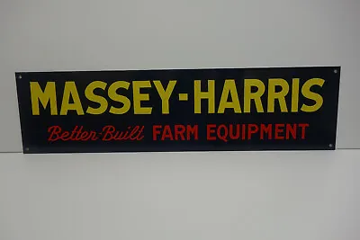 Massey-harris Farm Equipment Die Cut Sign 6  H X 23  W. Great Colors & Graphics • $185
