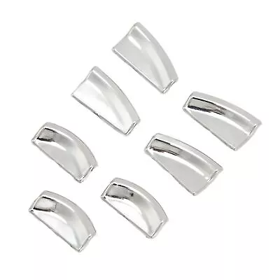 ・7pcs Window Lift Button Trim Sticker ABS Chrome Silver For Mercedes Benz A B C • $9.89