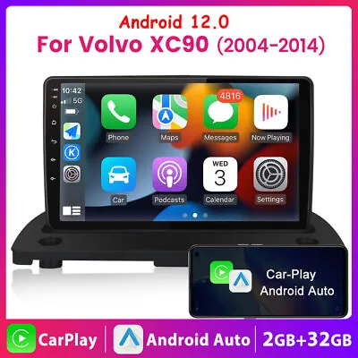 For Volvo XC90 2004-2014 Android 12 Car Radio GPS Stereo Wireless CarPlay 2+32GB • $139.99