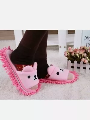 £10.99 • Buy Lazy Slippers Rabbit Cleaning Shoes Lovely Mop Floor Wipe Refill Pads Washable