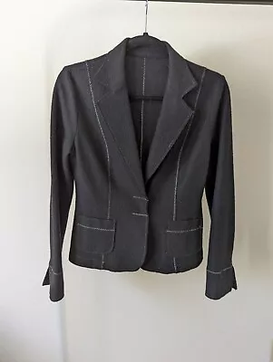 Vintage Courreges Minimal Wool Black Jacket S • $59