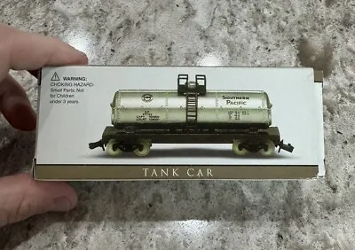 Southern Pacific Tank Car Miniature Plastic 3.5  Collectible Train Car • $9.99