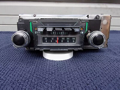 1970 70 Chevelle Am Fm Stereo 8 Track Radio Monte Carlo Camaro Caprice Delco Ss • $947