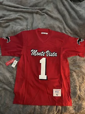 Headgear Classics Zach Ertz Monte Vista High School Football Jersey Men’s L  NWT • $50