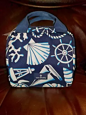Vera Bradley- Shore Enough- Blue Nautical Lunch Bag • $27.95
