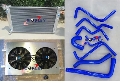 Aluminum Radiator& Shroud& Fan& Hose For COMMODORE VT-VX 3.8 V6 L67 Supercharged • $295