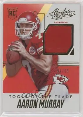 2014 Panini Absolute Tools Of The Trade Helmets /99 Aaron Murray #AM Rookie RC • $2.84