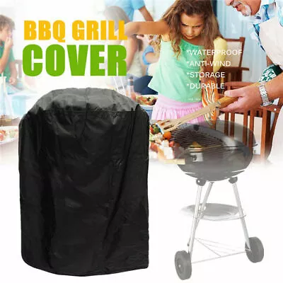 BBQ Cover Outdoor Dust Waterproof Weber Heavy Duty Grill Cover Round BBQ Grill • $19.96