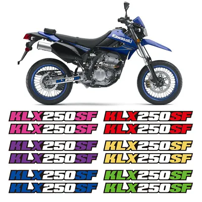 $8 • Buy For 2009 Kawasaki KLX250SF Motorcycle Swing Arm Decal Sticker Graphics Kit 2pcs