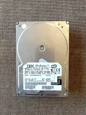IBM Deskstar 80 GB IDE 5.25 Hard Drive - IC35L080AVVA07-0 • $18.95