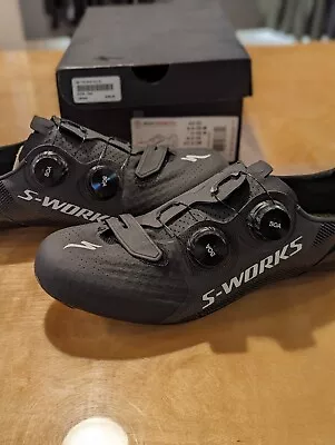 Specialized S-Works SW 7 Road Shoe 3-bolt Black- Multiple Sizes  • $250