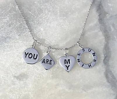 Sterling Silver Necklace ‘You Are My Sunshine’ UK  Free Box • $34.54