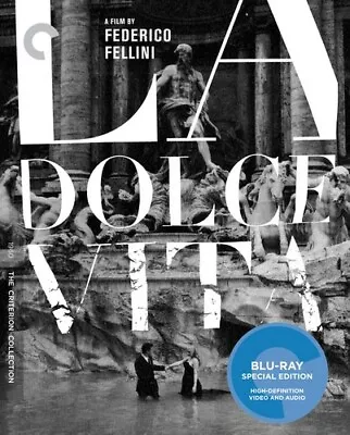 Federico Fellini - La Dolce Vita (Criterion Blu-ray 1960) • $55