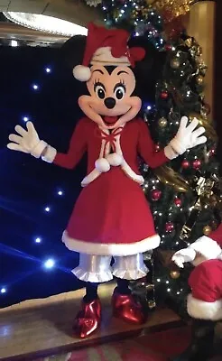 Christmas Minnie Mouse Mascot Hire  • £40