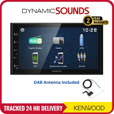 Kenwood DMX129DAB 6.8  Mechless Android Mirroring DAB Car Stereo With AERIAL • £229.99