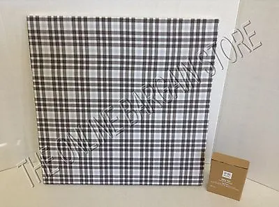 Pottery Barn Teen Style Tile Fabric Pin Message Board 16  SQ Williamsport Plaid • $11.99