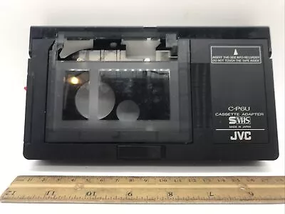 JVC C-P6U VHS-C VHS Cassette Adapter *not Working* See Pics & Read Description • $19.95