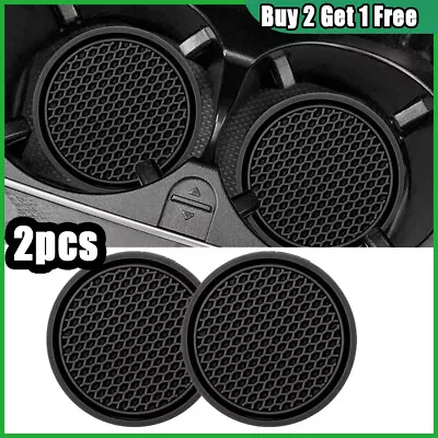 £2.93 • Buy 2x Car Cup Holder Anti Slip Insert Coasters Pads Mats Car Interior Accessories