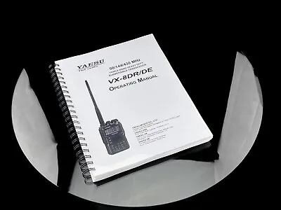 Yaesu VX-8DR DE Instruction Manual Operating Guide Coil Bound • $26.95