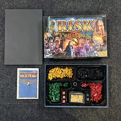 Risk The Lord Of The Rings Trilogy Edition Complete W/Ring Parker Brothers 2003 • $25