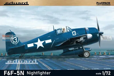 EDU07079 1:72 Eduard F6F-5N Hellcat Nightfighter ProfiPACK • $31.94