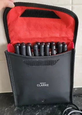 Nicky Clarke NHS004 Professional Flexi-Stylers X18 Heated Electronic Curlers VGC • £19.99