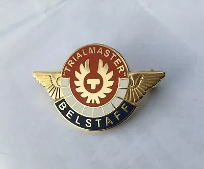 £9.99 • Buy BELSTAFF TRIALMASTER ROADMASTER MOTORCYCLE BIKER JACKET Enamel BADGE 