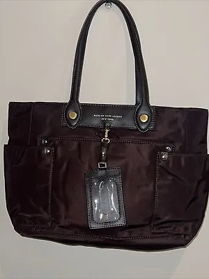 Marc By Marc Jacobs Preppy Nylon Hayley Tote Brown Handbag New • $129