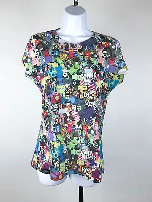 Disney Shirt Juniors Large Multicolor Vinylmation Disneyland Women • $12.95