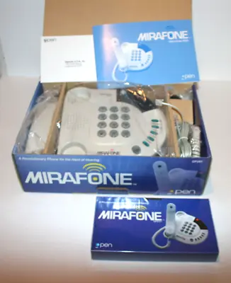 Mirafone Landline Corded Telephone For Hearing Impared DirectVibe Pulsator OP201 • $26.25