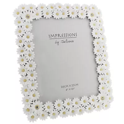 Floral Daisy Photo Picture Frame *8  X 10 * Landscape Portrait • £28.78