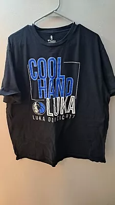 Dallas Mavericks Fanatics T-Shirt Cool Hand Luka Size 2XL Good Condition  • $7.90