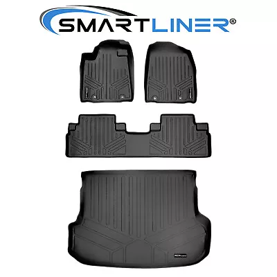 SMARTLINER Custom Fit Floor Mats Cargo Liner Set Black For 2013-2015 RX • $229.98