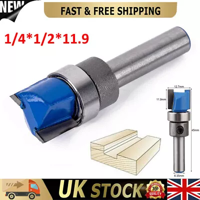 £7.79 • Buy 1/4  6mm Shank Top Bearing Flush Trim Template Pattern Router Bit Milling Cutter