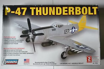 No.70502 Lindberg 1:48 P-47 Thunderbolt Model Kit. • £14.99