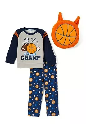 Freestyle Revolution Toddler & Boy's Pajama Sleep Set W/ Backpack 3-Piece Set 2T • $13.99