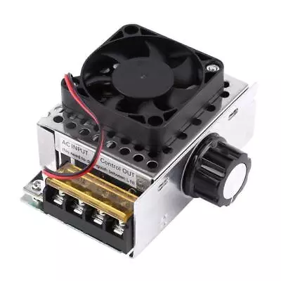 4000W AC 220V SCR Variable Voltage Regulator For Small Motor Speed Controller • £9.25