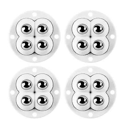 4Pcs Mini Caster Wheels For Small Appliances 360°Rotation Self Adhesive Caster • $9.83