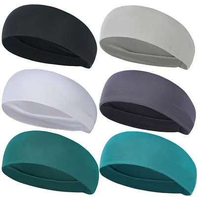 Sweatband Sports Headband Running Headband Stretchy Moisture Wicking Hairband US • $3.98